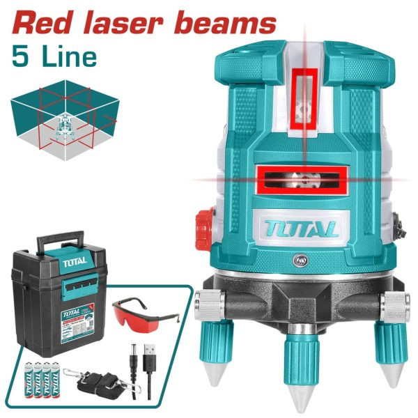 Total Self-Leveling Line Red Laser Beams 30M-TLL306505