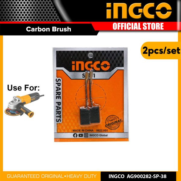 Ingco Carbon Brush For Angle Grinder-AG900282-SP-38