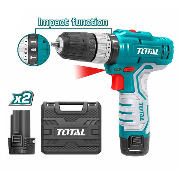 Total Cordless Impact Drill 12V