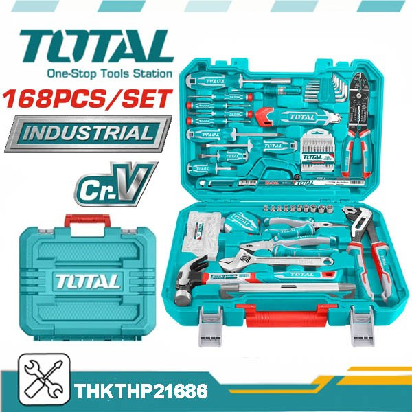 Total Tools Set 168 Pcs-THKTHP21686