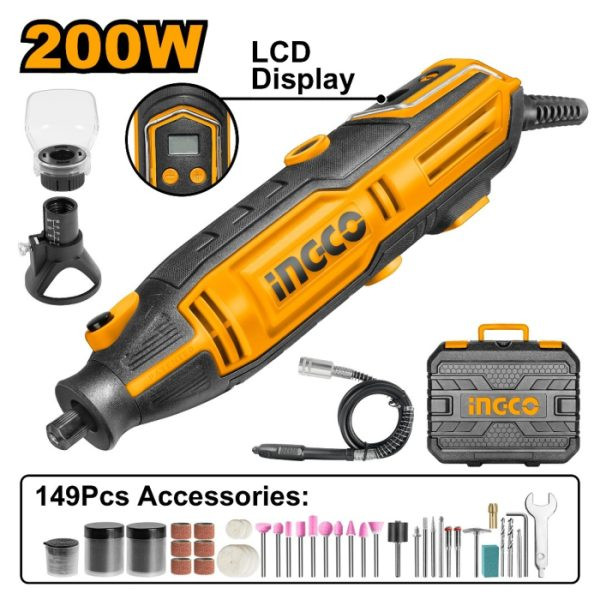 Ingco Mini Die Grinder 200W