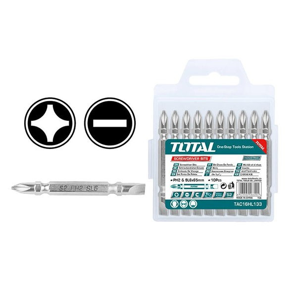 Total 10 Pcs Screwdriver Bit