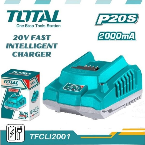 Total 20v Fast Intelligent Battery Charger
