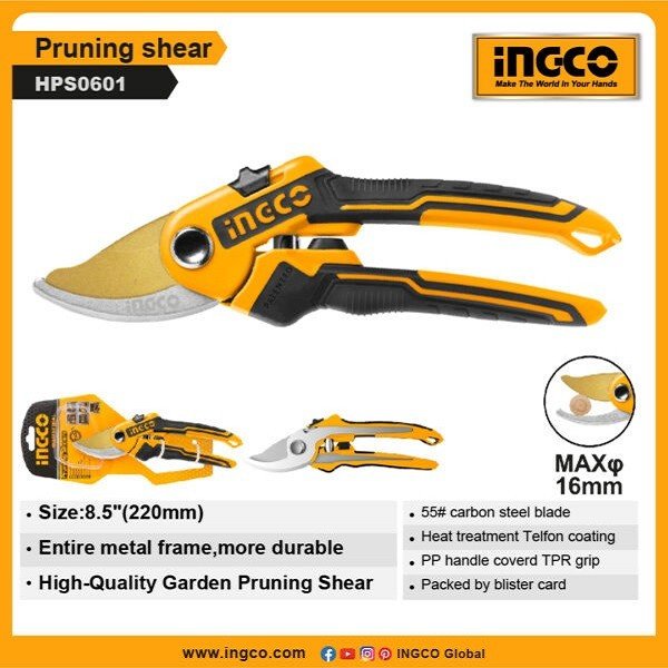 Ingco Pruning shear 8.5"-HPS0601