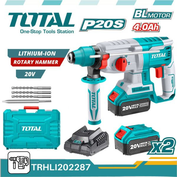 Total Cordless Hammer Drill 20V-TRHLI202287