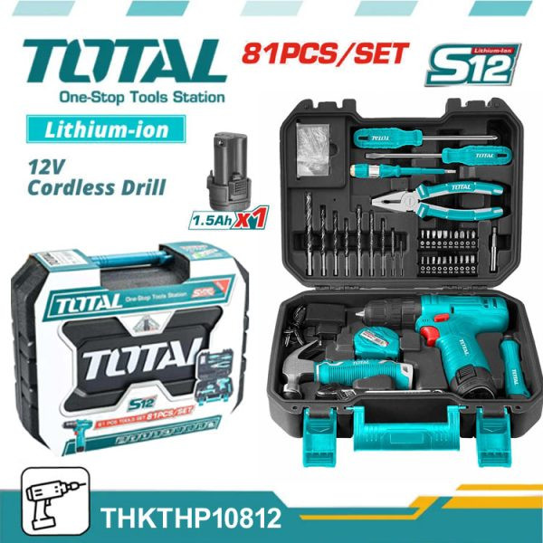 Total 81pcs Household Tools Set