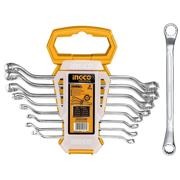 Ingco 8pcs Ring Spanner Set-HKSPA3088
