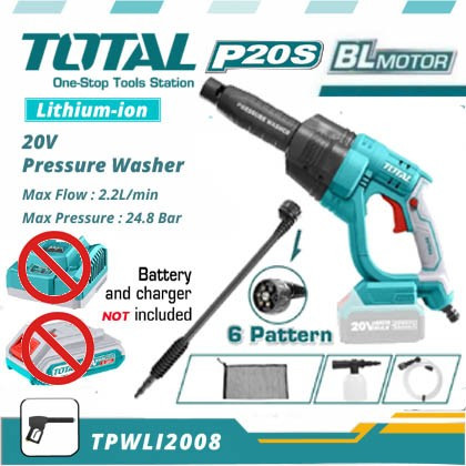 Total 20V Cordless Car Washer Without Battery And Charger-TPWLI2008