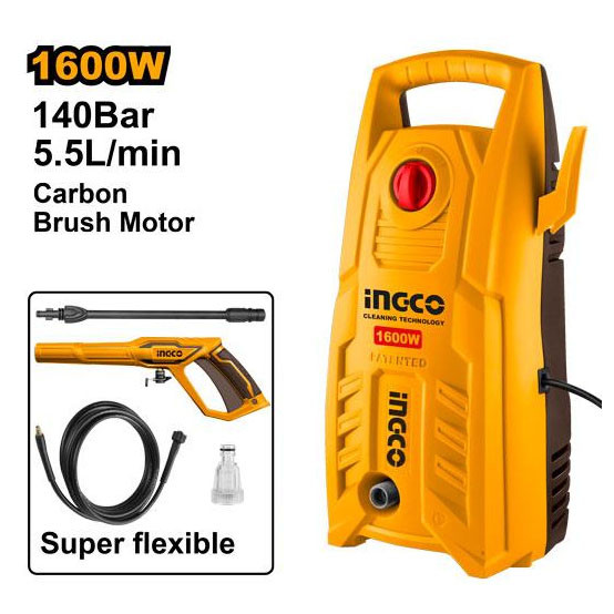 Ingco High Pressure Washer 1600W-HPWR16008