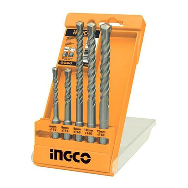 Ingco SDS Plus Hammer Drill Bits Set-AKD2052