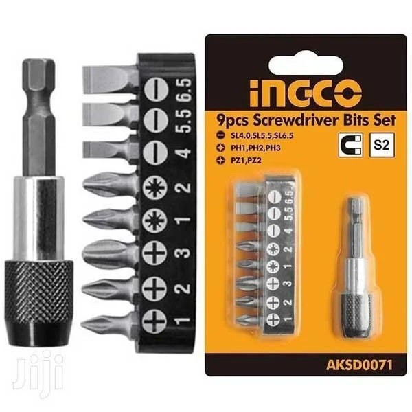 Ingco 9pcs Screwdriver Bits Set-AKSD0071