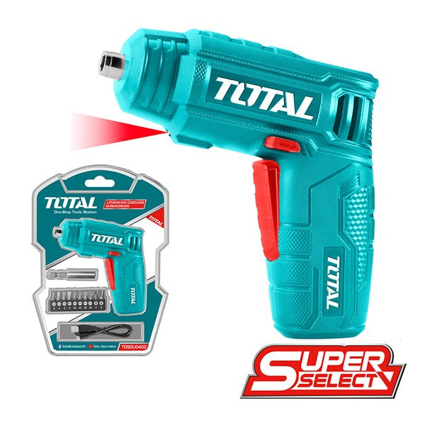 Total 4v Power Screwdriver Set