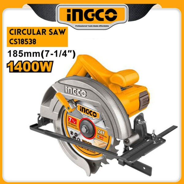Ingco 1400w Circular Saw-CS18538