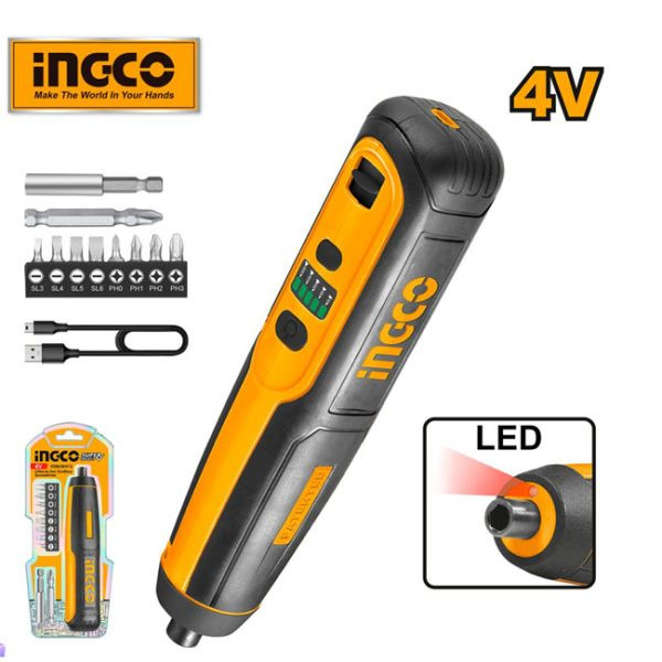 Ingco Cordless Screwdriver 4V-CSDLI0413
