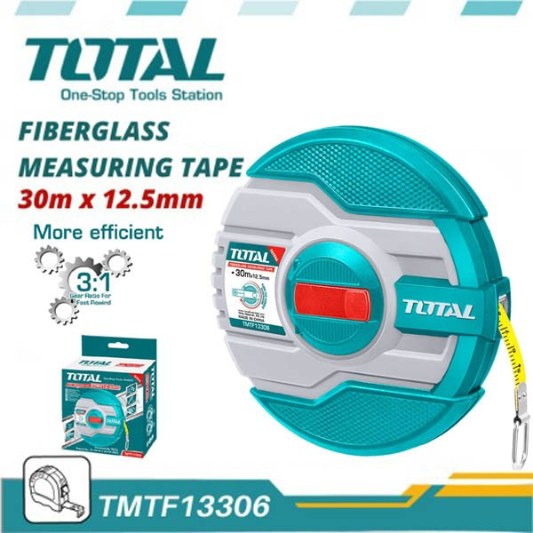 Total Fiberglass Measuring Tape 30M-TMTF13306