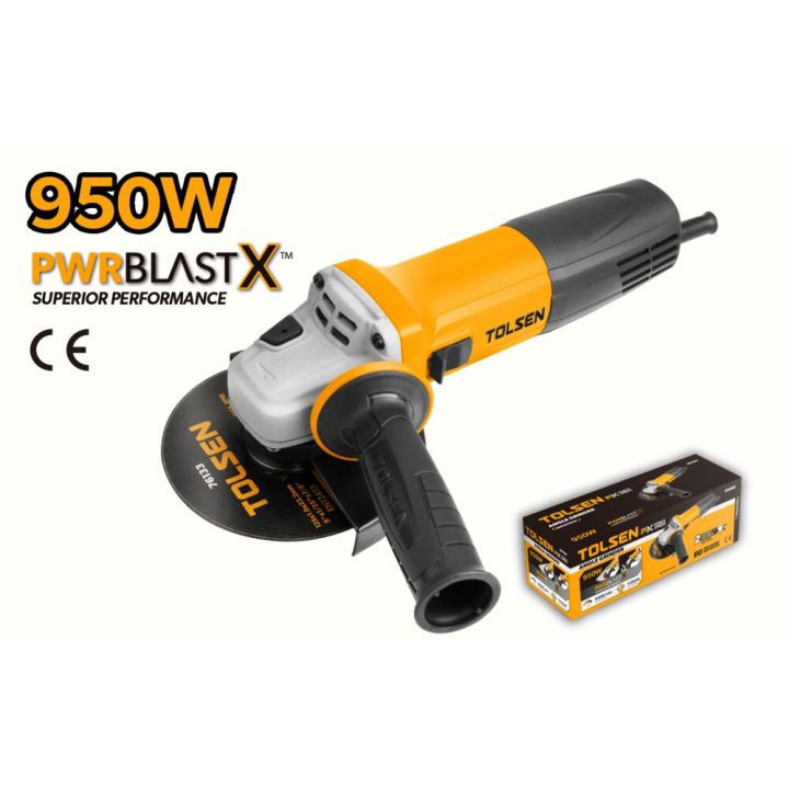 Tolsen Angle Grinder 950W Industrial 5"-88580