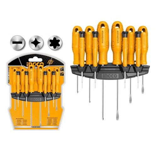 Ingco 10pcs Screwdriver Set-HKSD1058